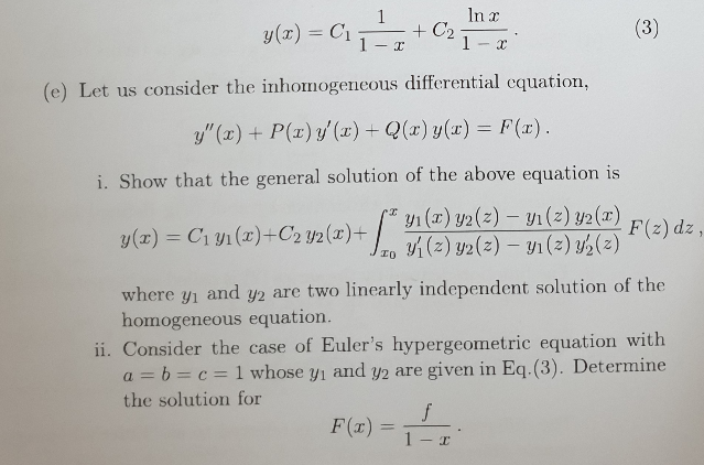 Solved In Y T C17 C2 3 1 E Let Us Consider The Chegg Com