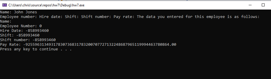 Solved C++ My code is below the question as well as my | Chegg.com