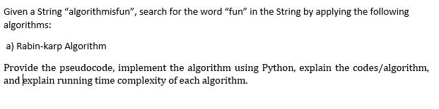 Solved Given a String 