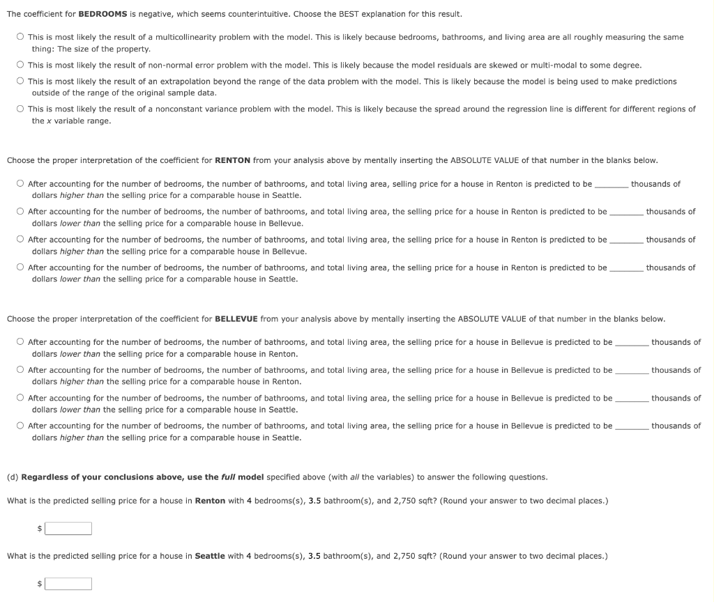 This Is All One Problem Please Help I Don T Think Chegg