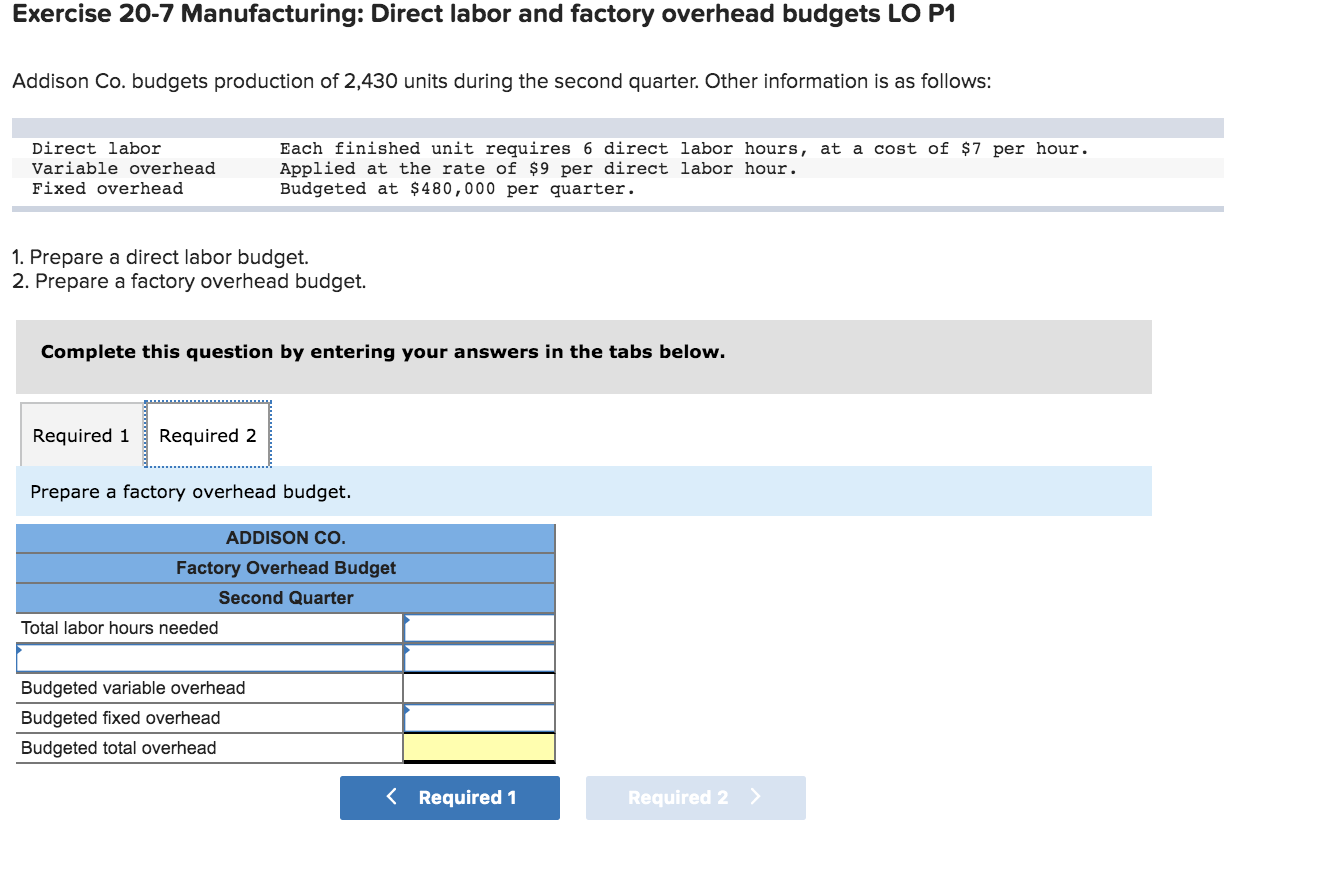 solved-exercise-20-7-manufacturing-direct-labor-and-factory-chegg