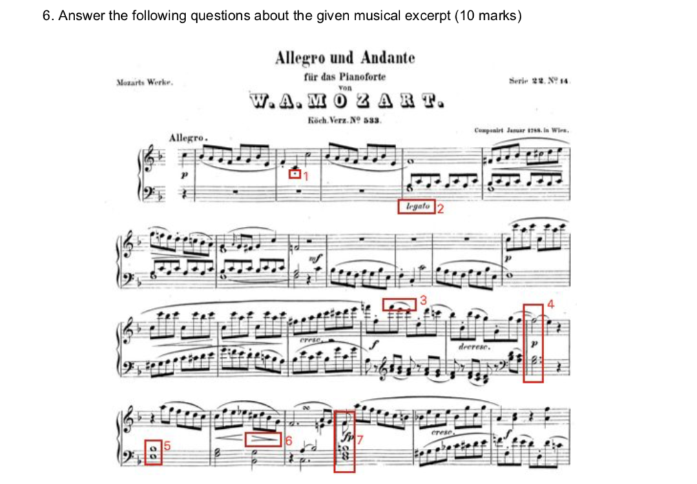 6. Answer the following questions about the given | Chegg.com
