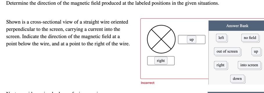 Solved Determine the direction of the magnetic field | Chegg.com