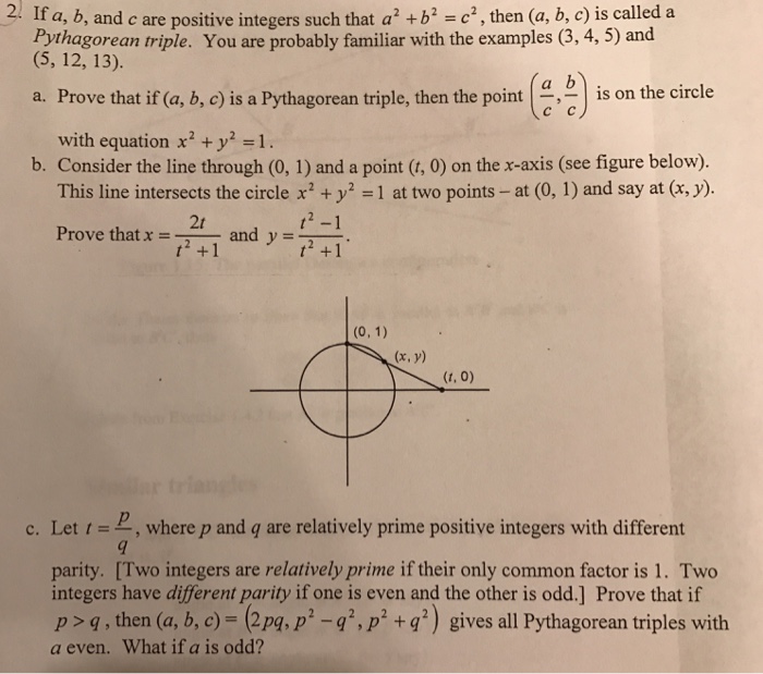 Solved If a, b, and c are positive integers such that a^2 + | Chegg.com