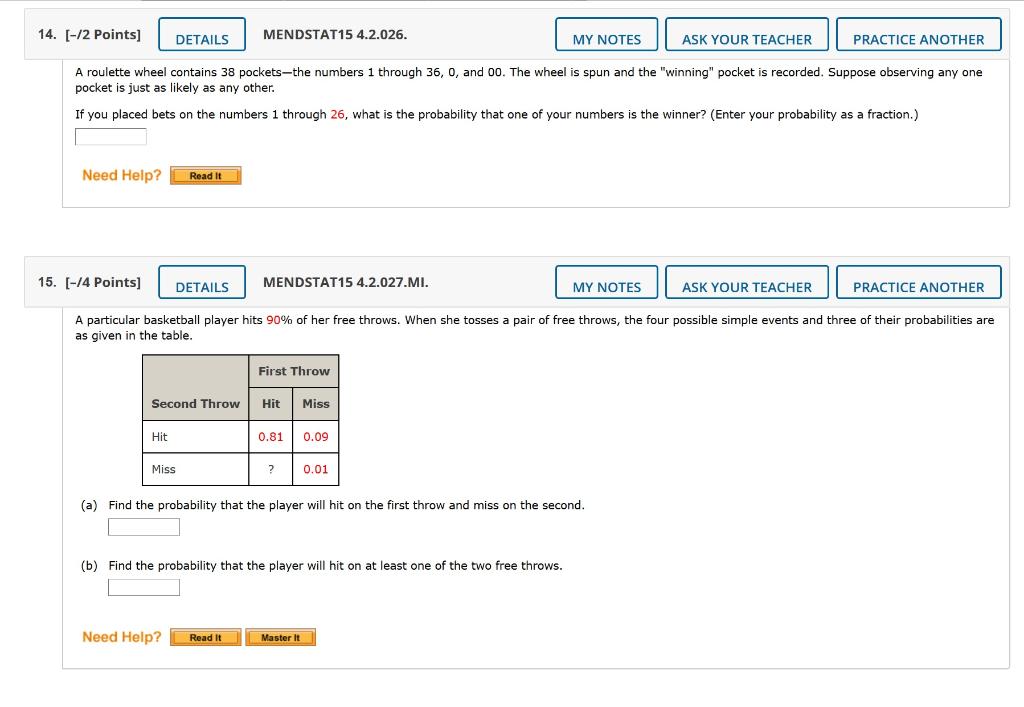 Solved 4 12 Points MENDSTAT15 4 2 008 DETAILS MY NOTES Chegg