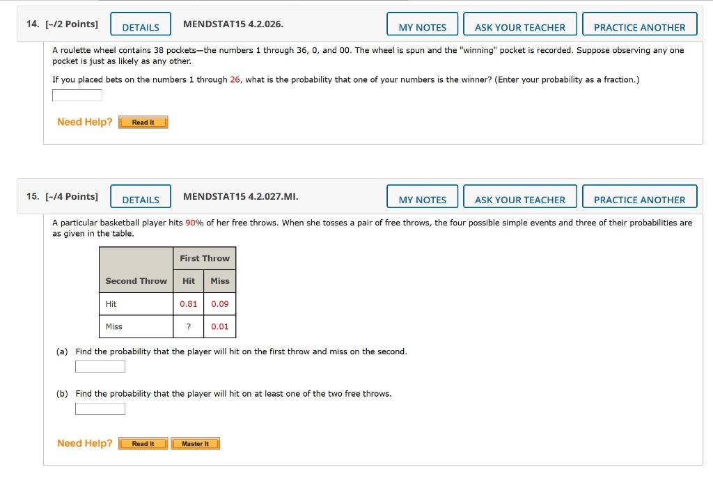 Solved 4. [-12 Points] MENDSTAT15 4.2.008. DETAILS MY NOTES | Chegg.com