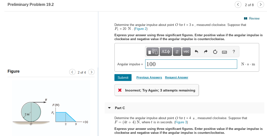 Solved Part D Figure Determine the angular | Chegg.com