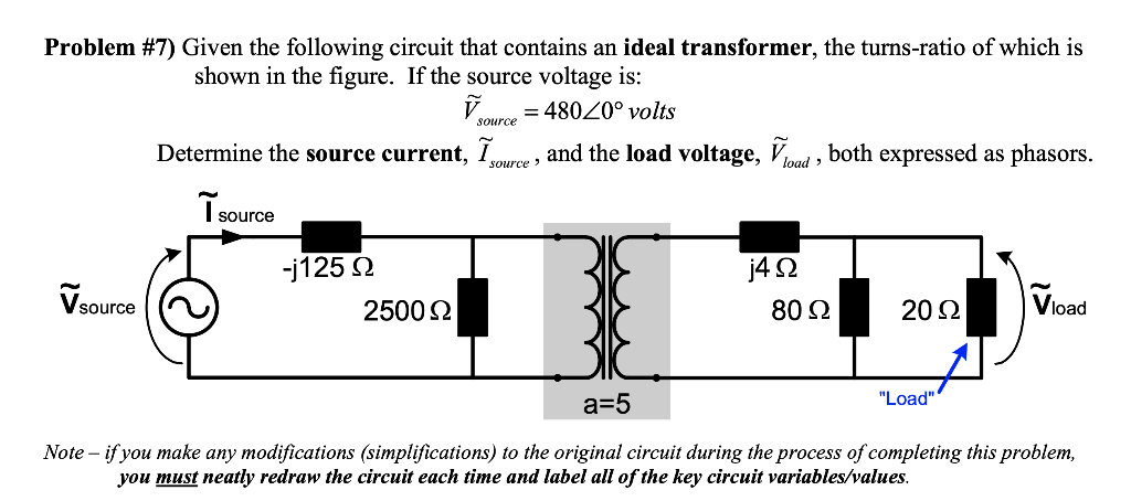 Solved Problem #7) Given the following circuit that contains | Chegg.com