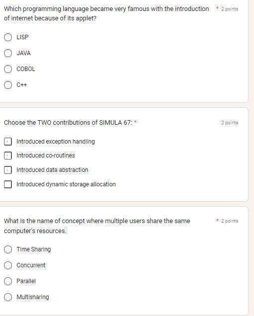Solved Which programming language became very famous with | Chegg.com