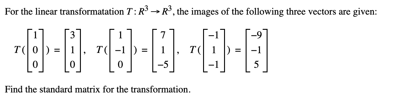 Solved Let M be a 3×3 matrix. You are given that | Chegg.com