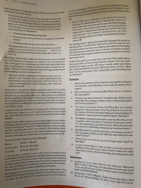 106 PARTI. COMPENSATING over direct customers should be treated The Bes t employee blog reported very clear the feedback. Tha