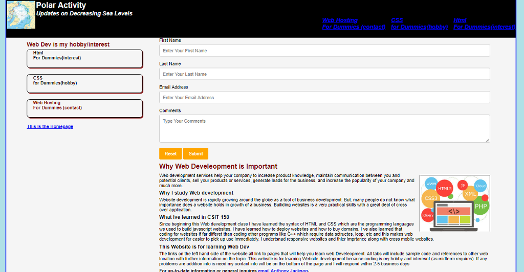Solved I need the following html and css edited to include | Chegg.com