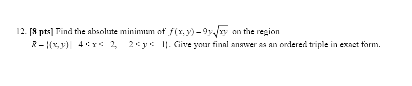 solved-12-8-pts-find-the-absolute-minimum-of-f-x-chegg