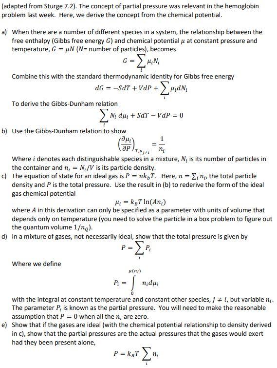 (adapted from Sturge 7.2). The concept of partial | Chegg.com