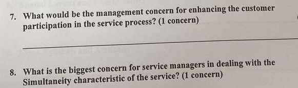 Solved 7. What would be the management concern for enhancing | Chegg.com