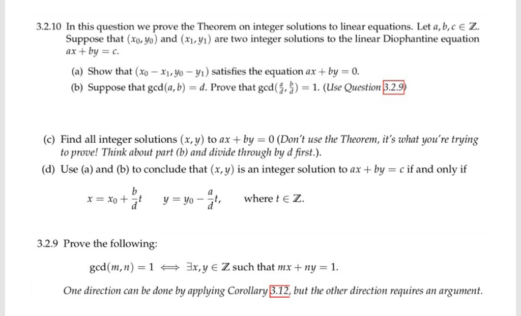 Solved need proof for question (c) and (d) 3.2.9 is | Chegg.com