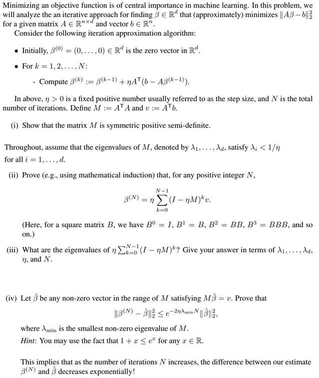 Minimizing an objective function is of central | Chegg.com