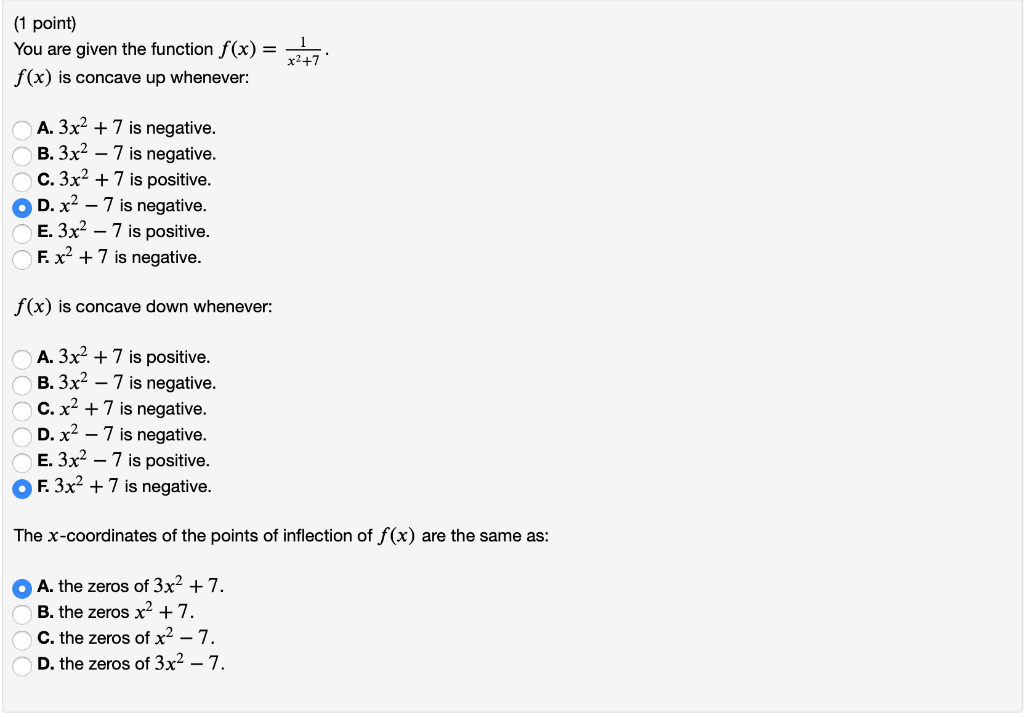 Solved (1 point) The figure below is the graph of the | Chegg.com