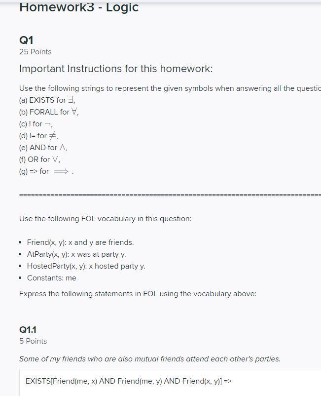 help with logic homework