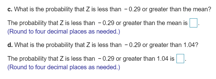 Solved Given a standardized normal distribution (with a mean Chegg com