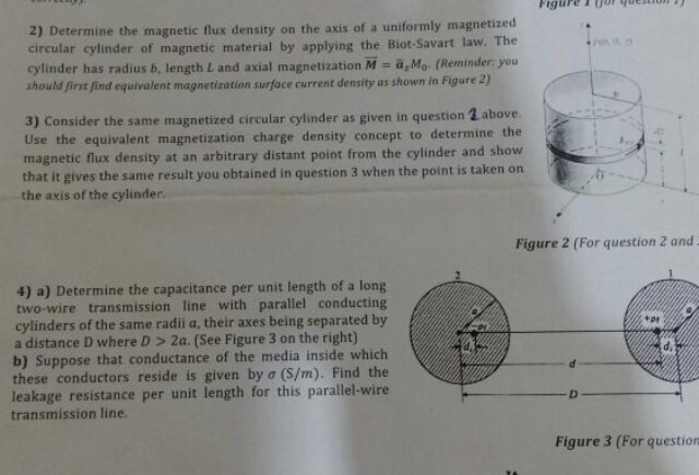 Solved Determine the magnetic flux density on the axis of a | Chegg.com