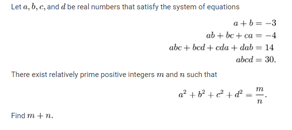 Solved Let A B C And D Be Real Numbers That Satisfy The Chegg Com