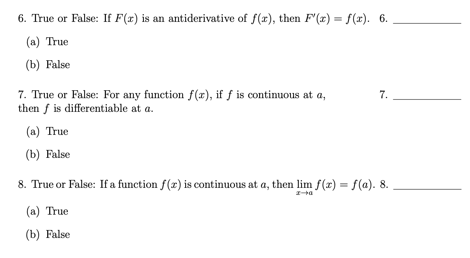 solved-6-true-or-false-if-f-x-is-an-antiderivative-of-chegg