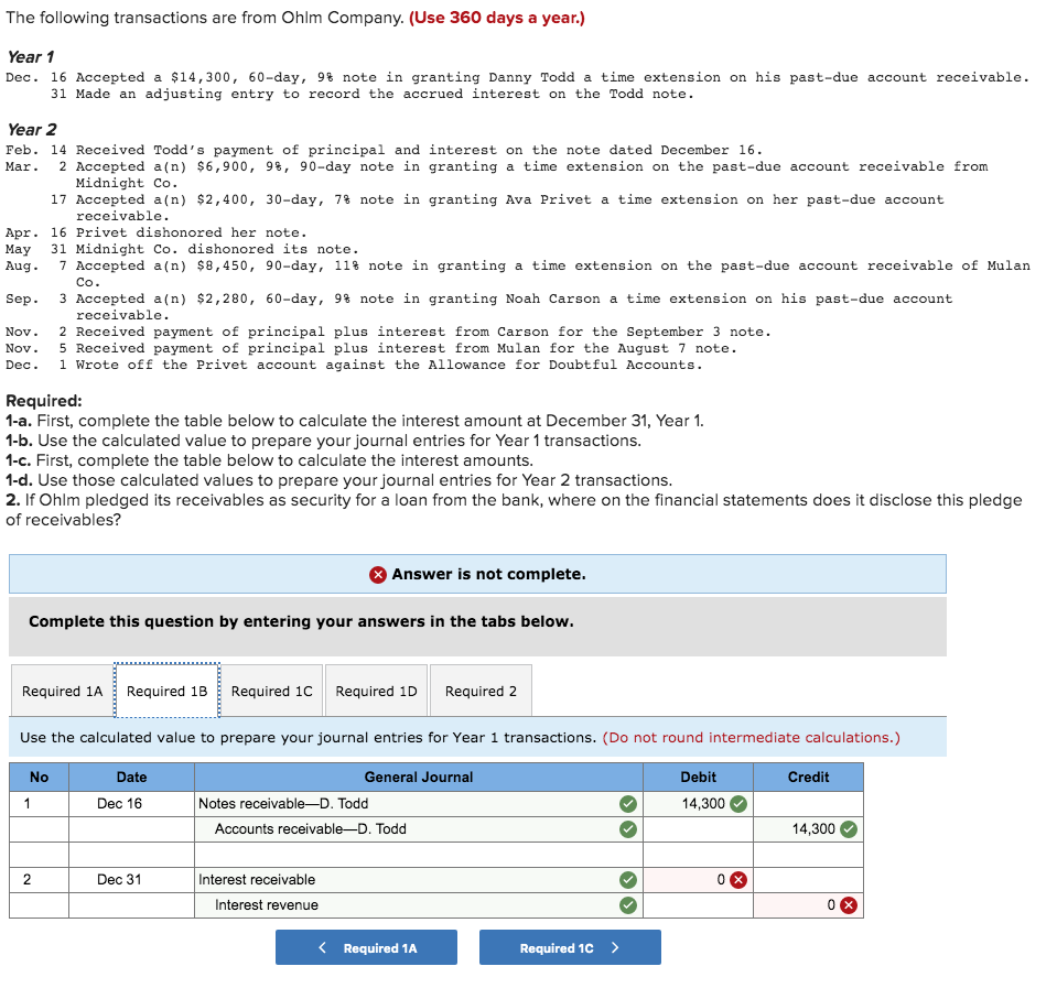 The following transactions are from Ohlm Company.