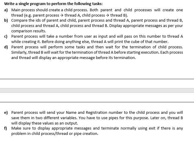 cannot create child process
