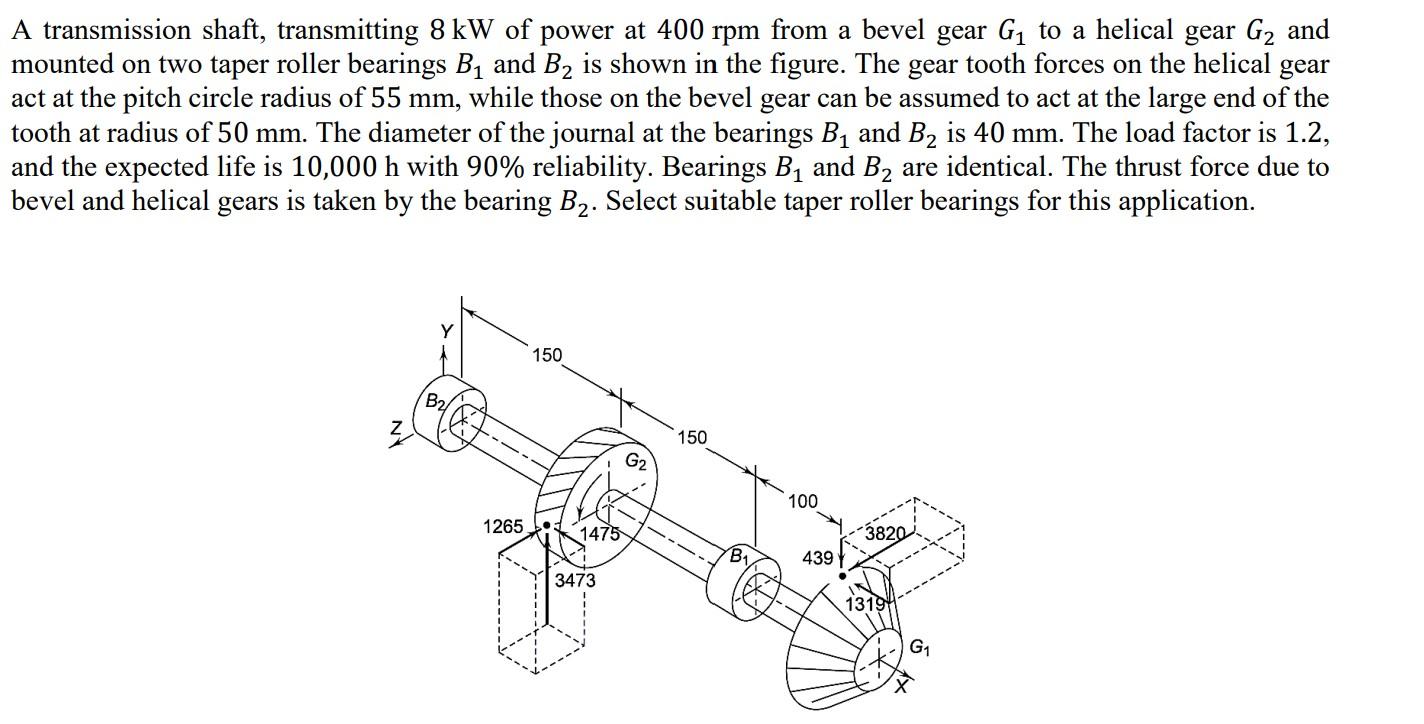 Solved A transmission shaft, transmitting 8 kW of power at | Chegg.com