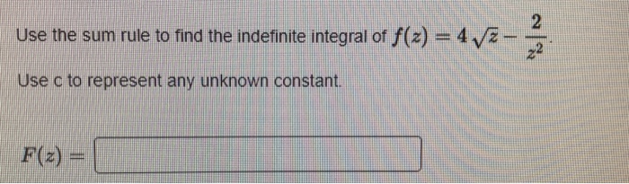 solved-use-the-sum-rule-to-find-the-indefinite-integral-of-chegg