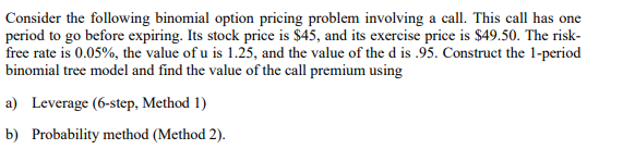 Solved Consider the following binomial option pricing | Chegg.com