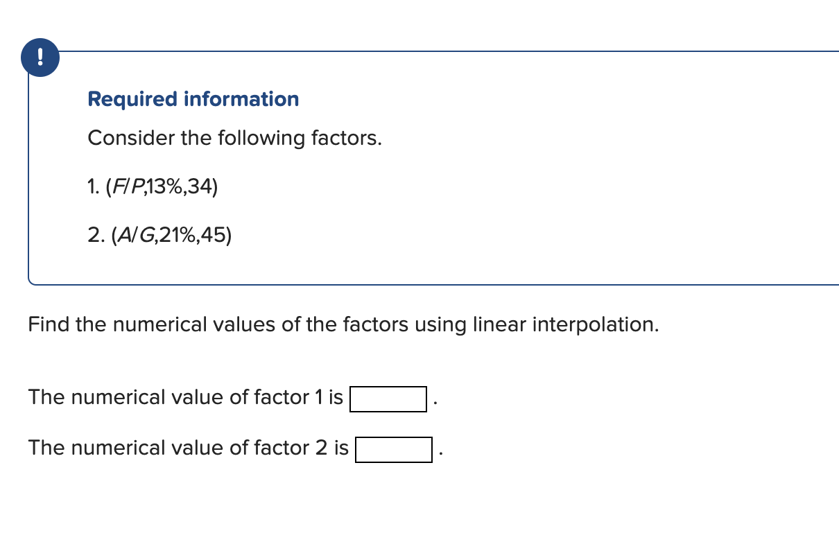 solved-required-information-consider-the-following-factors-chegg