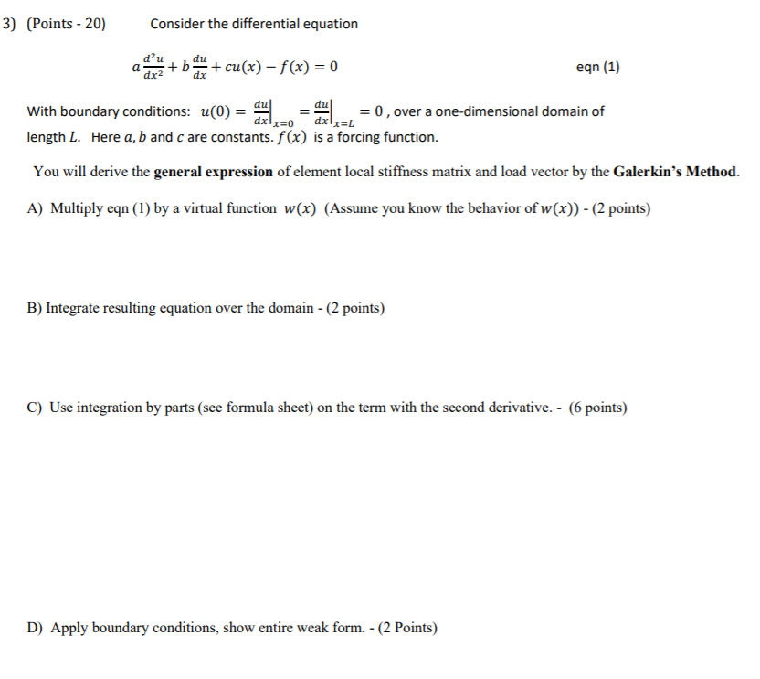 Consider The Differential Equation With Boundary | Chegg.com