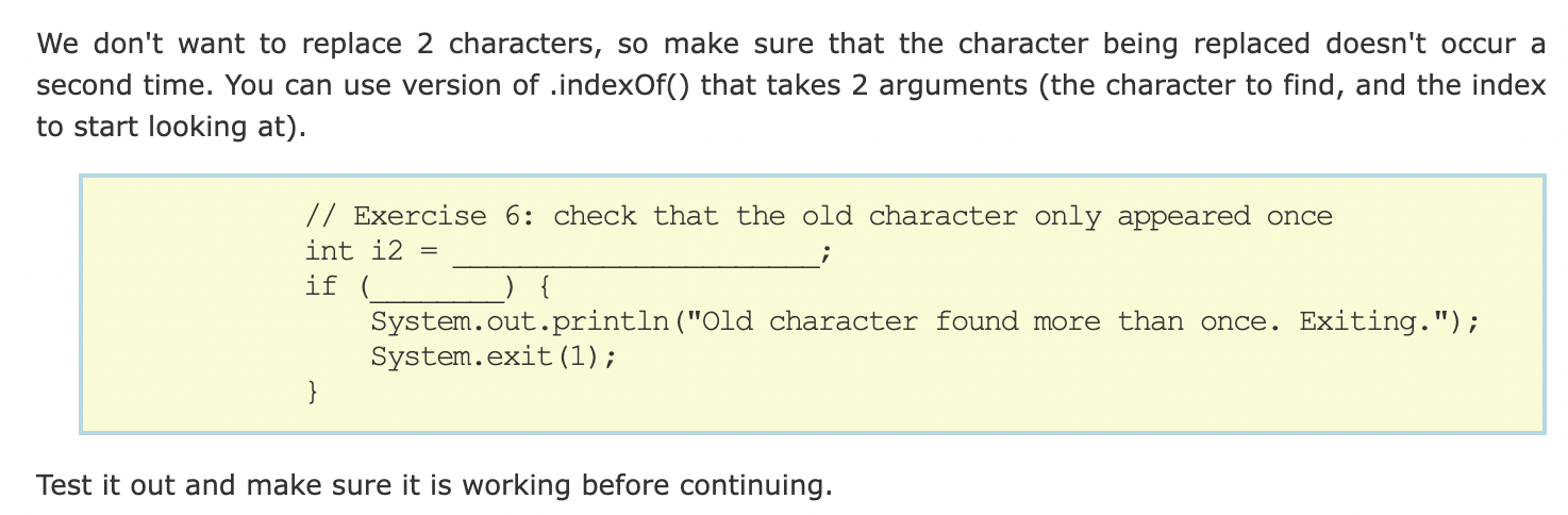 Solved We don't want to replace 2 characters, so make sure | Chegg.com