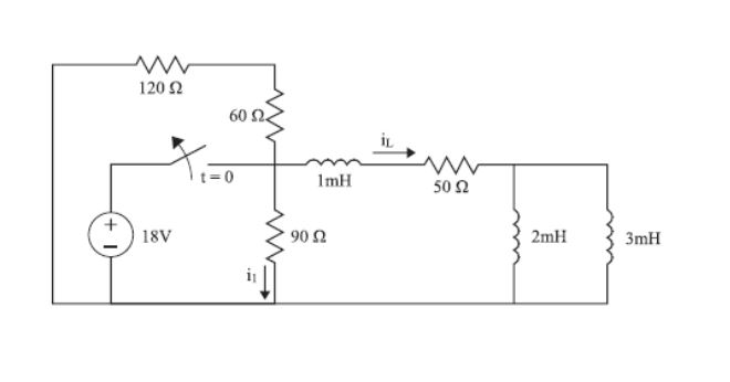 Solved In the circuit shown, calculate the currents iL (t) | Chegg.com