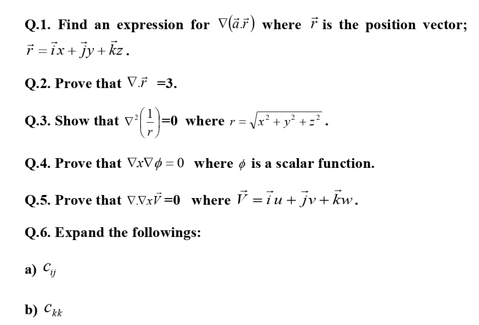 Solved Q 1 Find An Expression For Var Where I Is The Po Chegg Com