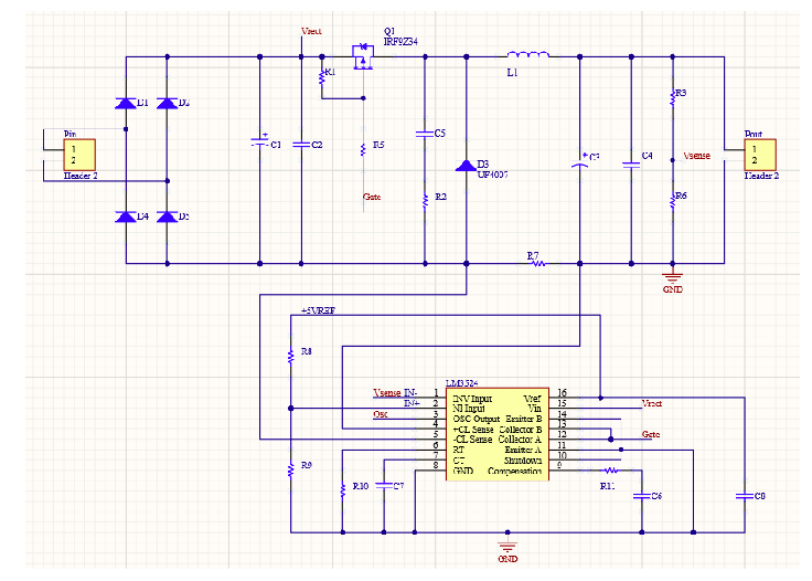 can you create a power supply block diagram for this