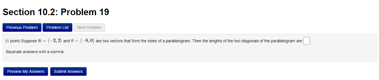 Solved Section 10.2: Problem 19 Previous Problem Problem | Chegg.com