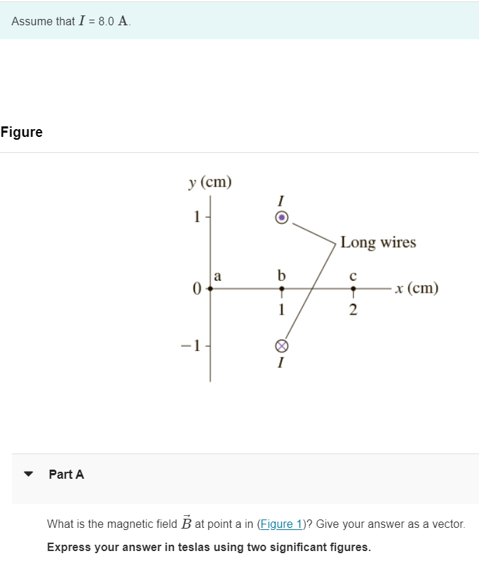 Solved Assume that I=8.0 A. Figure Part A What is the | Chegg.com