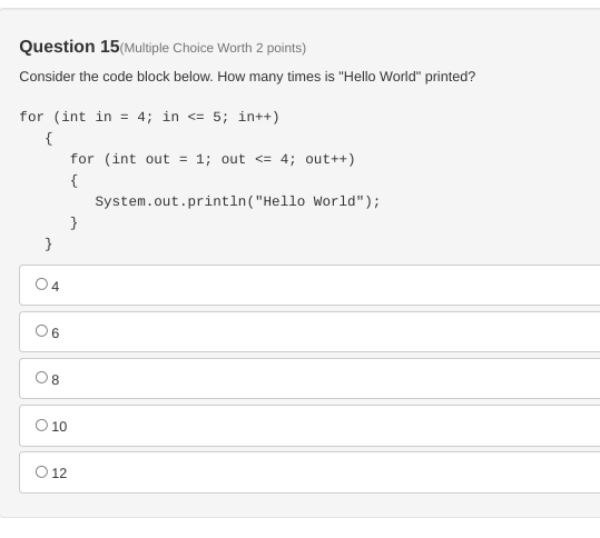 Question 11(Multiple Choice Worth 2 points) What is | Chegg.com