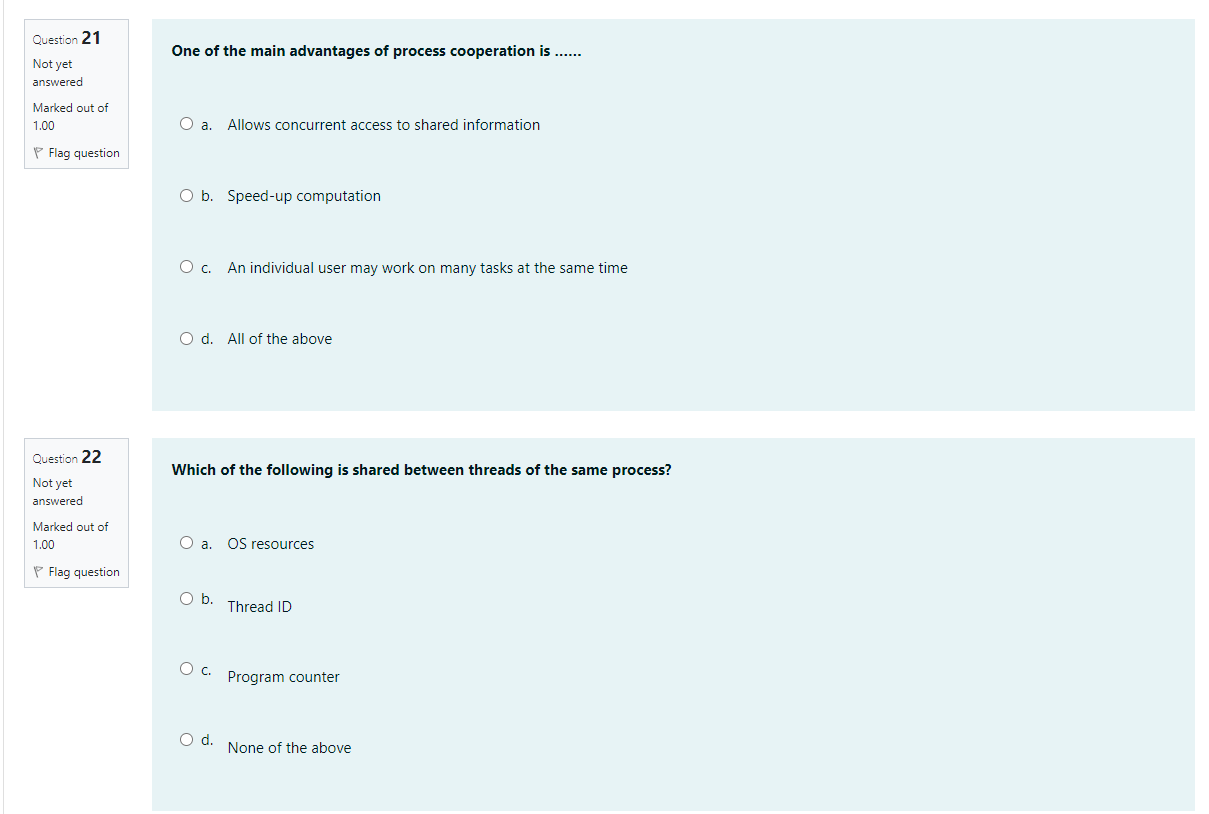 solved-question-21-one-of-the-main-advantages-of-process-chegg