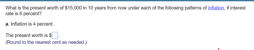 Solved What Is The Present Worth Of 15 000 In 10 Years From Chegg Com   PhpHatXsb