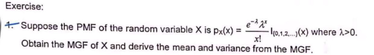 Solved Suppose the PMF of the random variable X is px(x) = | Chegg.com