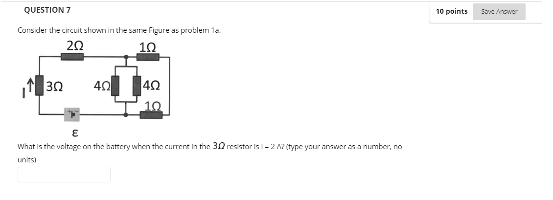 Solved QUESTION 7 10 points Save Answer Consider the circuit | Chegg.com