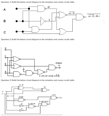 Question 1: Build the below circuit diagram in the | Chegg.com