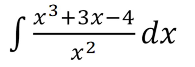 4x3 6x2 x 3 dx