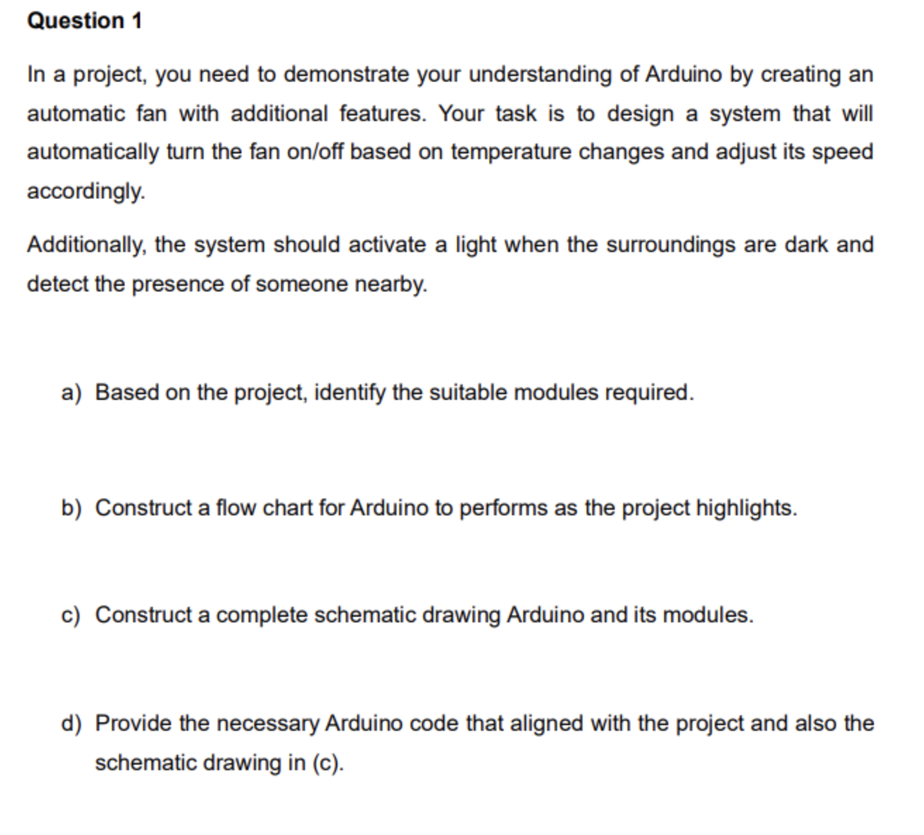 Solved In a project, you need to demonstrate your | Chegg.com