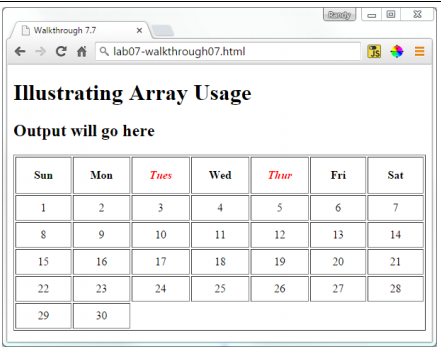 Solved In JavaScript, Complete the table being created | Chegg.com