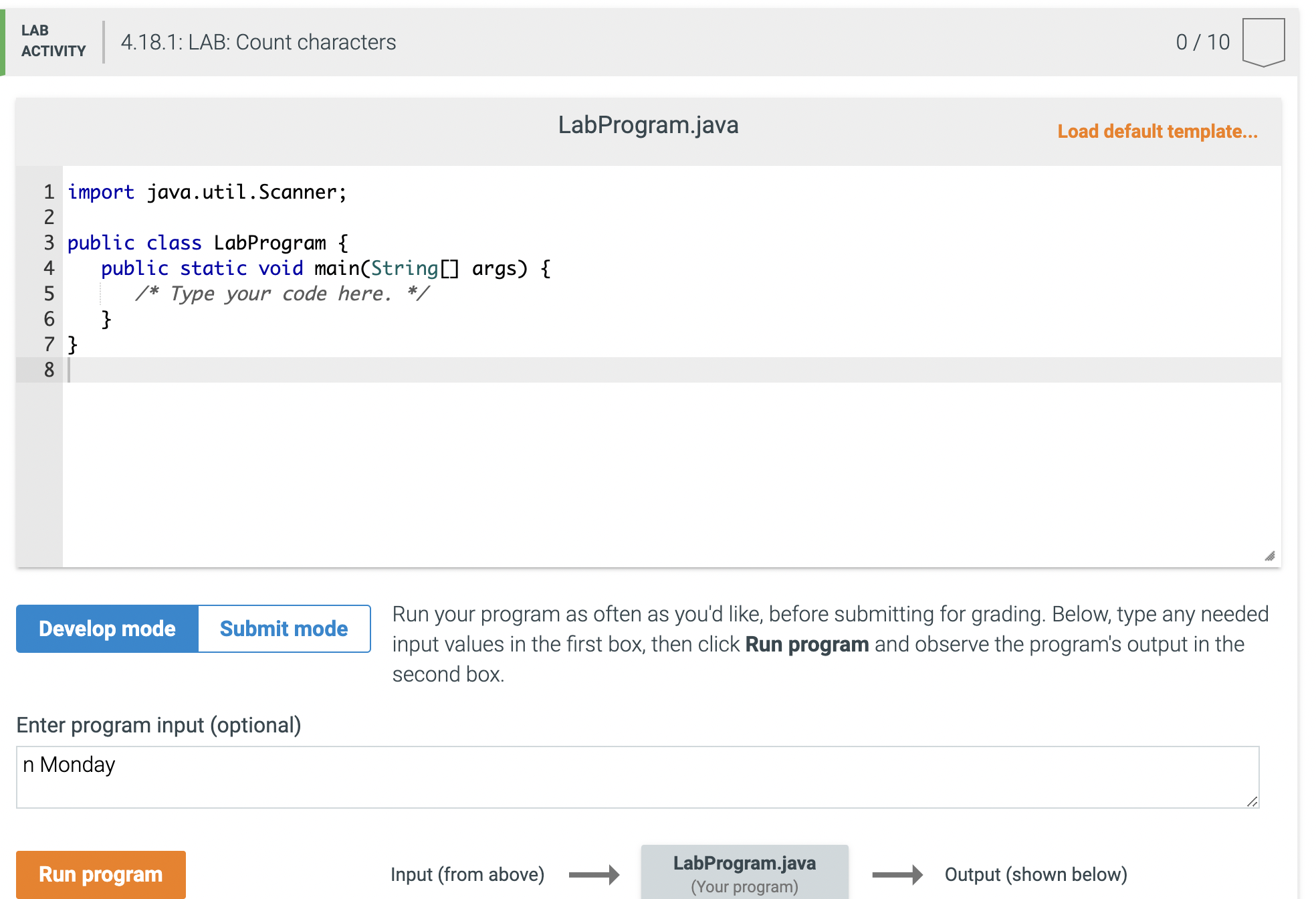 solved-write-a-program-whose-input-is-a-character-and-a-chegg